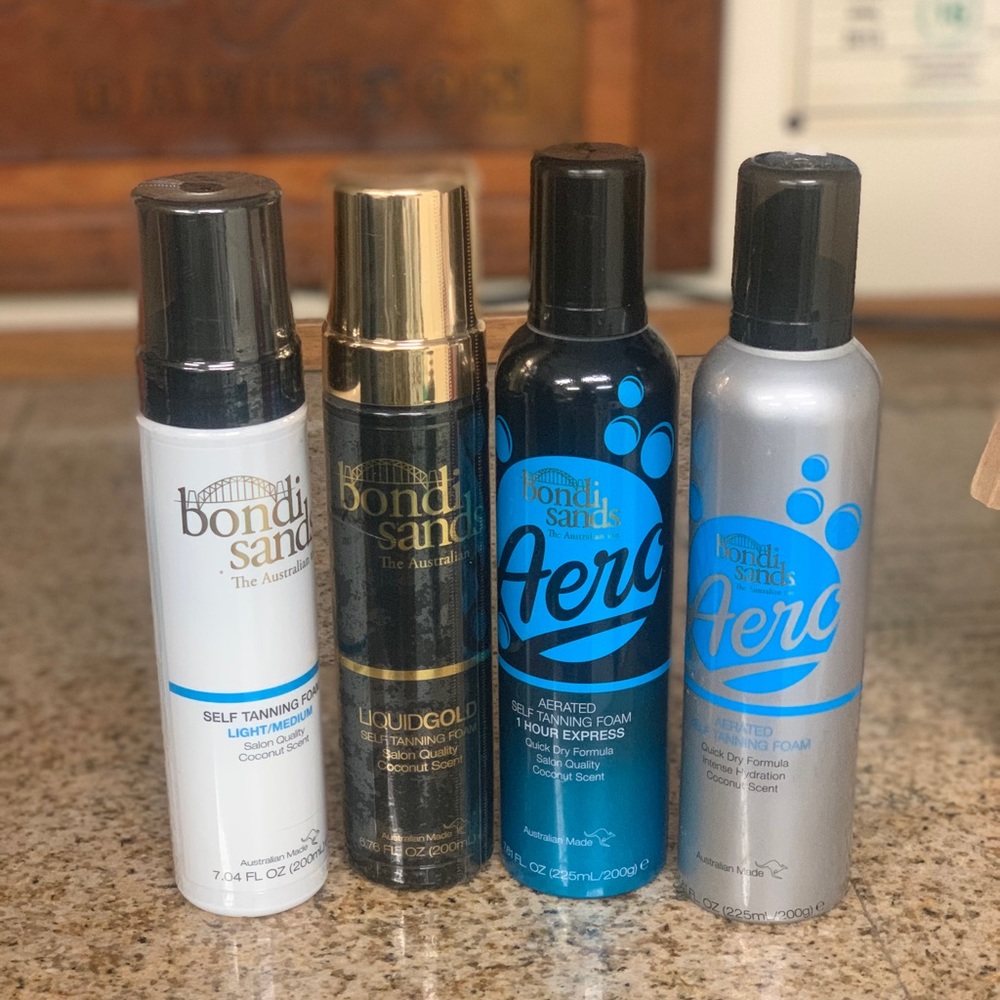 Lot of 4 new Bondi Sands self tanners